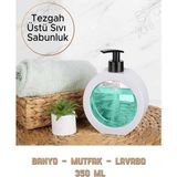 350 ml Tezgah Üstü Oval Banyo / Mutfak Sıvı Sabunluk | Banyo / Mutfak / Bulaşık / Lavabo/deterjanlık - Renkli - Belirtilmemiş