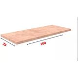 35X100 Cm Ham Mdf Raf - Dekoratif Ahşap Raf Vitrin