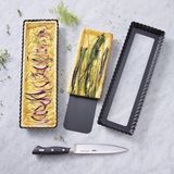 35X11CM Metalik Tart Kalıbı, Altı Çıkarılabilir, Pratik ve Şık Tasarım - Seçenek 1 - Altın