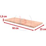 35X35 Cm Ham Mdf Dekoratif Ahsap Raf