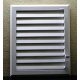 35x41 Aluminyum Menfez Temmenfez ecovent Banyo Hava Panjuru Beyaz renk