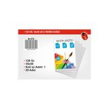35x50 cm Resim Kağıdı - 120 Gr. - 20'li Kalın Dokulu Çizim ve Eskiz Kağıdı (Okul Boyu) MRC20262026-M-879