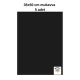 35X50 Cm Siyah Renk Mukavva Kartonu 5 Adet