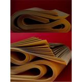 35X50 Kraft Ambalaj Kağıdı 10'lu / Çiçek Buket Paketleme ve Hediyelik Doğal Dayanıklı Kraft - Çok Renkli