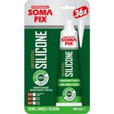 36 Adet (1 Koli) Somafix S51 Genel Amaçlı Tüp Silikon Beyaz 50ML