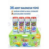 36 ADET BUMBUM BALONCUK KÖPÜK TÜPÜ (4604)