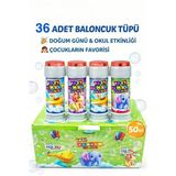 36 Adet Bumbum Baloncuk Köpük Tüpü