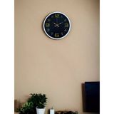 36 Cm Beyaz Gold Rakamlı Dekoratif Duvar Saati