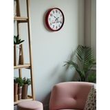 36 Cm Kırmızı Çocuk Odası Duvar Saati PP-3693R