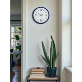 36 Cm Lacivert Modern Dekoratif Duvar Saati