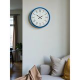 36 Cm Mavi Roma Rakamlı Duvar Saati