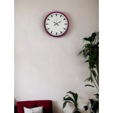 36 Cm Pembe Dekoratif Duvar Saati
