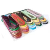 36 Farklı Renkli Quilling Kağıt Seti - 3 mm - 100 Adetli