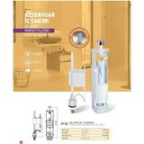 3/6 Litre Çift Kademeli Klozet Rezervuar Iç Takım 121