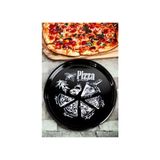 36 No Pizza Tabağı Tepsisi Supla Pasta Tabağı Servis Tabağı 36CM