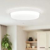 36 Watt Beyaz Işık Ledli İç Ve Dış Mekan 3200 Lümen Plastik Tavan Ve Duvar Armatürü, Led Tavan Aplik