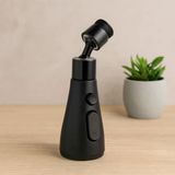 360° 3 Mod Yağmur Püskürtme Musluk Ucu Siyah