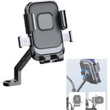 360 Derece Dönebilen Dikiz Aynası Versiyonu Telefon Tutucu Motor,motosiklet,bisiklet ,scooter Için
