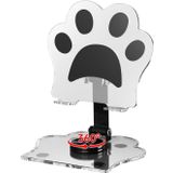 360 Derece Dönebilen Kedi Patili Telefon VE Tablet Standı Tutucu Film vs İzlerken Kullanmak İçin Dönebilen Stand Şeffaf İphone Samsung Ve Xiaomi İle Uyumlu Dönebilen Stand Telefon Tutucu