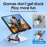 360 Derece Dönebilir Laptop ve Tablet Standı – Paslanmaz Çelik, Ayarlanabilir Yükseklik, Katlanabilir Masaüstü Bilgisayar Standı, iPad ve MacBook Uyum - Siyah