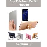 360 Derece Parmak Ucunda Dönen Cep Telefonu Tutucu Soket Yuvarlak Standı Selfie Yüzük