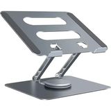 360 Derece Sonsuz Pozisyonda Dönebilen Katlanabilir Metal Alaşımlı Yükseklik ve Açı Ayarlı Kaydırmaz Telefon ve Tablet Standı (Tablet Standı N03)