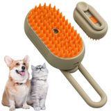 360 ° Dönen Kolu Çok Fonksiyonlu Pet Fırça - Tek Dokunuşla Sprey Epilasyon Aracı Ile Silikon Masaj Tarak Dökülme için