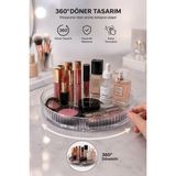360° Dönen Makyaj ve Takı Organizeri, Dolap Düzenleyici Stand - Seçenek 1