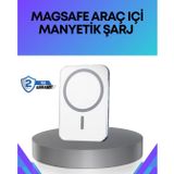 360° Döner Başlıklı MagSafe Araç Telefon Tutucu Hızlı Şarjlı