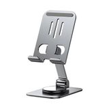 360° Döner Metal Telefon Standı – Katlanabilir ve Ayarlanabilir Masaüstü Telefon & Tablet Tutucu – Kaymaz Tabanlı Alüminyum Gövde – iPhone, Samsung ve Tüm Akıllı Cihazlarla Uyumlu