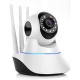 360° Dönüşlü 1080P PTZ IP Kamera, 3 Antenli WiFi Güvenlik Kamerası, Çift Yönlü Ses, 11 LED Gece Görüşü,İç Mekan