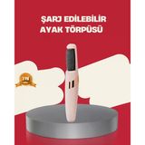 360° Etkili Elektrikli Ayak Bakım Aleti Nasır Giderici