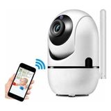 360° Full Hd Hareket Sensörlü Wifi Çocuk Güvenlik Kamerası - Ahşap