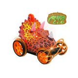 360° Hareketli Uzaktan Kumandalı Dinozor Araba - Işıklı Ve Drift Atan