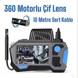 360 Motorlu Ekranlı Çift Lensli 10 Metre Yılan Kamera