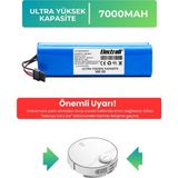 360 S9 Uyumlu Batarya (Ultra Yüksek Kapasite) 7000MAH Pil Robot Süpürge Batarya Değişimi