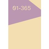 365-Day Daily Planner 6”x9” – Hardcover in Trendy Colors, Motivational Quote on First Page, Elegant Design, Gift Idea for Women & Men, Journaling, School or Office Use, color cover BUTTER