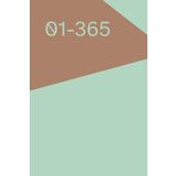 365-Day Daily Planner 6”x9” – Hardcover in Trendy Colors, Motivational Quote on First Page, Elegant Design, Gift Idea for Women & Men, Journaling, School or Office Use, color cover MINT