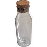 365+ Şeffaf Camdan Sürahi; Mantar Tıpa Ile; (1 L)