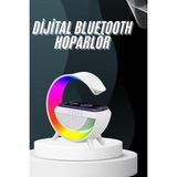 365Dükkan Bluetooth Hoparlör G Şekli Atmosfer Akıllı Rgb Lamba Wireless Kablosuz Şarj - Çok Renkli