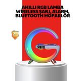 365Dükkan Kablosuz Şarjlı Atmosfer Lambası Bluetooth Hoparlör ve Akıllı Alarm Özellikli - Çok Renkli
