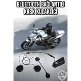 365Dükkan Kask Kulaklığı Motosiklet Intercom Interkom Dinleme Konuşma Özellikli Su Geçirmez - Çok Renkli