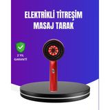 365Dükkan Kırmızı Işık Terapi Özellikli Saç Derisi Masaj Tarak Anti Dökülme - Ahşap