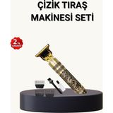 365Dükkan Profesyonel Çizik Tıraş Makinesi – T Çelik Bıçaklı, 120 Dakika Şarjlı Kullanım, 3 Başl� - Renkli