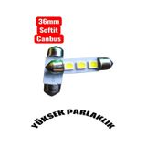 36mm 2 Adet Softit Led Ampul Canbus Plaka Tavan Bagaj Plaka Araç İç Aydınlatma Arıza Işığı Yakmaz
