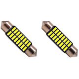 36mm Beyaz 16 Smd Sofit Oto Led Ampulü