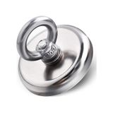 36mm Süper Güçlü Magnet Fishing Neodyum Pot Mıknatıs, Kurtarma Mıknatısı