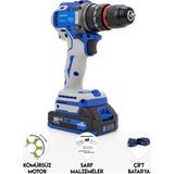 36V 10MM Mavi Çelik Mandren, Güçlü ve Dayanıklı Tasarım - Seçenek 1