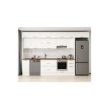 370X240 Cm Klasik Mebran Mutfak Dolabı Beyaz Beyaz Mb-E90S40S40-1 Mebran | Beyaz - Mdf