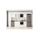 370X240 Cm Klasik Mebran Mutfak Dolabı Beyaz Mbb-E80B40S50-3 Mebran | Beyaz - Suntalam